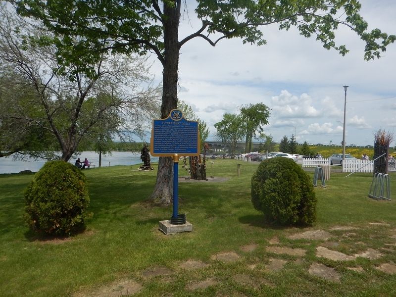 Wideview of Hawkesbury Mills Marker. Click for full size. Wideview of Hawkesbury Mills Marker image. Click for full size.