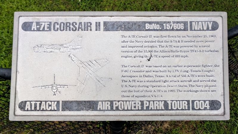 A-7E Corsair II Marker. Click for full size. A-7E Corsair II Marker image. Click for full size.