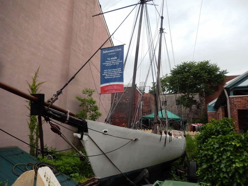Schooner Lion of Baltimore. Click for full size. Schooner Lion of Baltimore image. Click for full size.