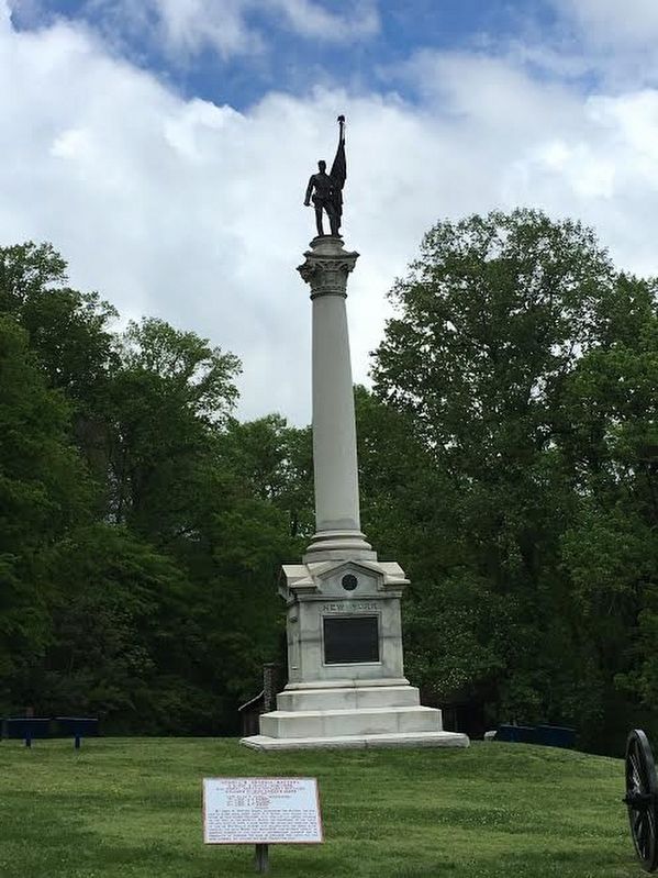 The New York Monument on Lookout Mountain at Cravens House image. Click for full size.