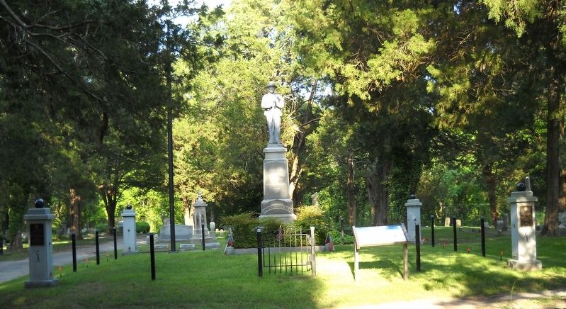 Site of the Confederate Monument. image. Click for full size.