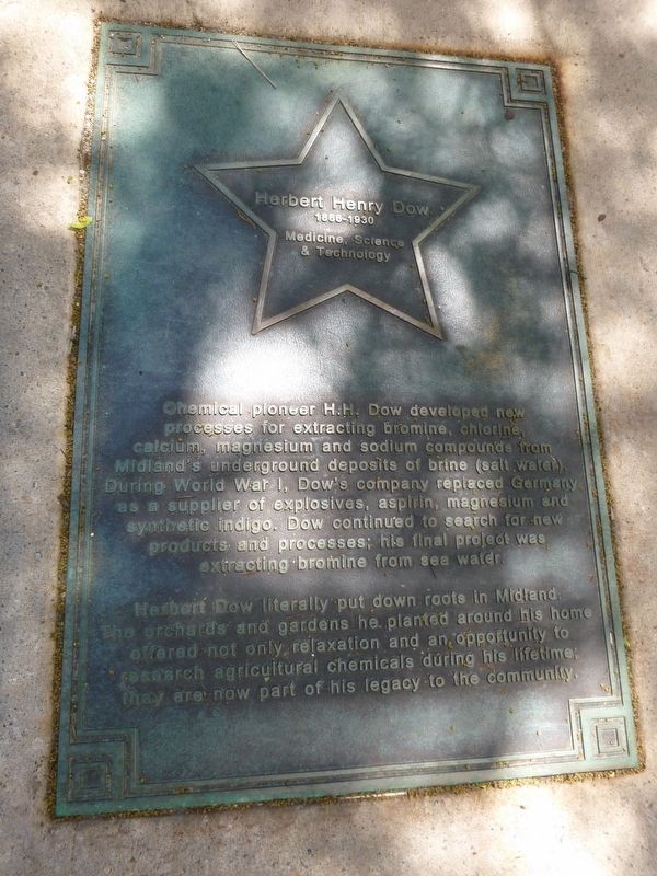 Herbert Henry Dow Marker image. Click for full size.
