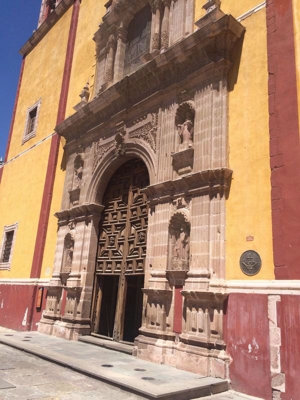 The Basilica of Our Lady of Guanajuato Marker image. Click for full size.