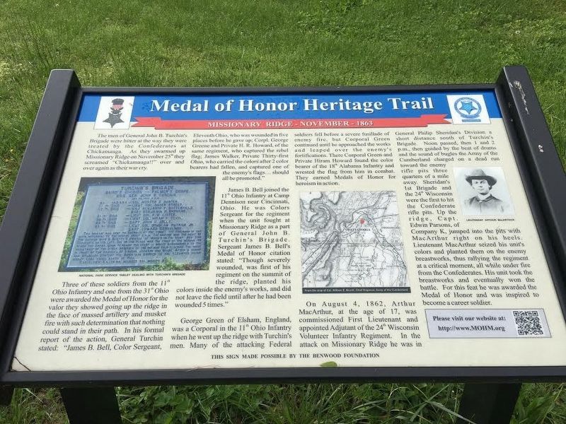 Medal of Honor Heritage Trail Marker image. Click for full size.