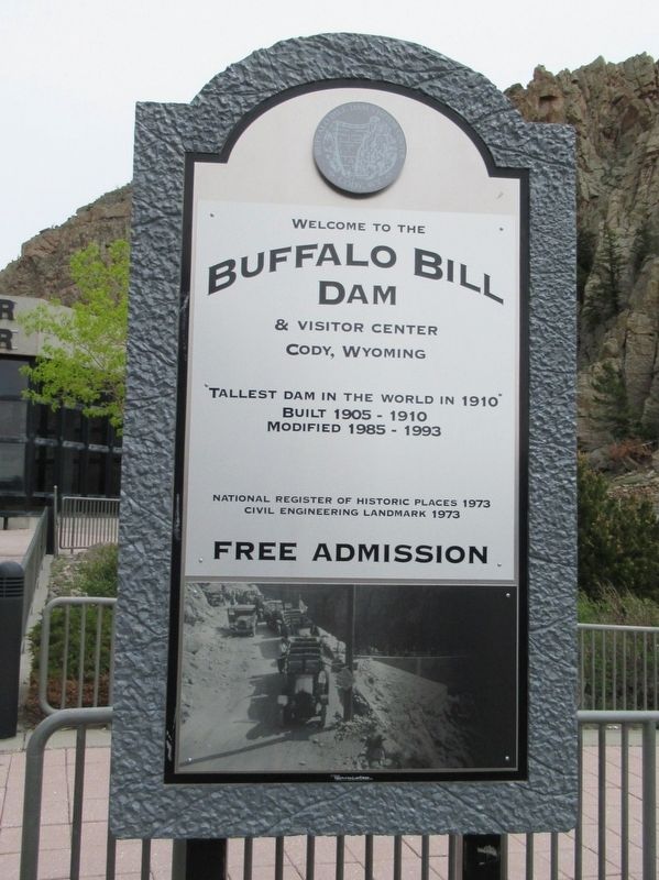 Buffalo Bill Dam Marker image. Click for full size.