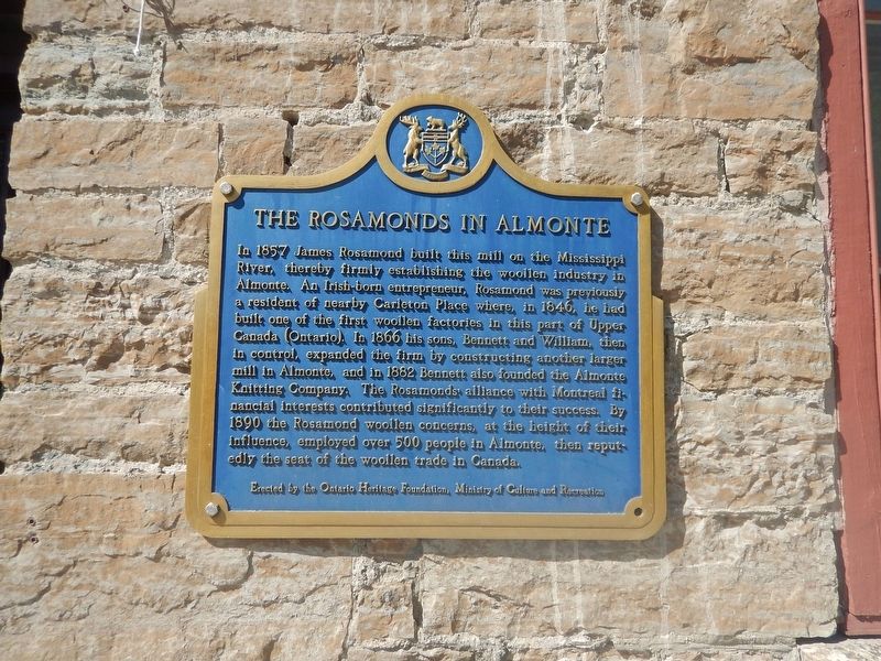 The Rosamonds in Almonte Marker image. Click for full size.