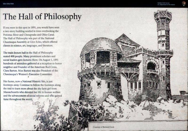The Hall of Philosophy Marker. Click for full size. The Hall of Philosophy Marker image. Click for full size.