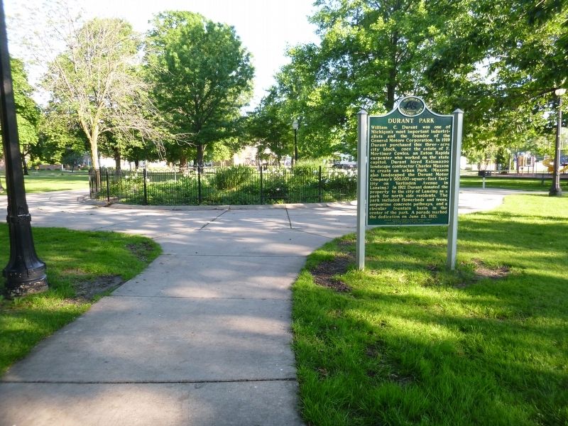 Durant Park with Marker image. Click for full size.