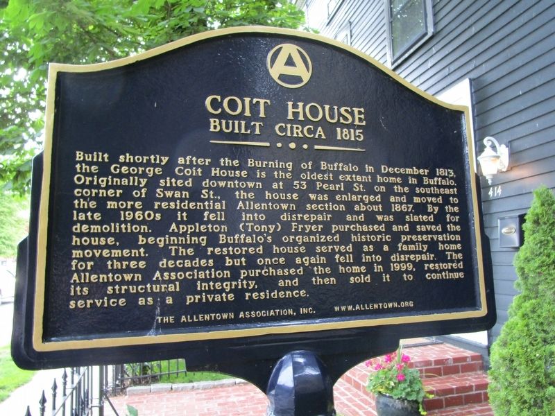 Coit House Marker image. Click for full size.
