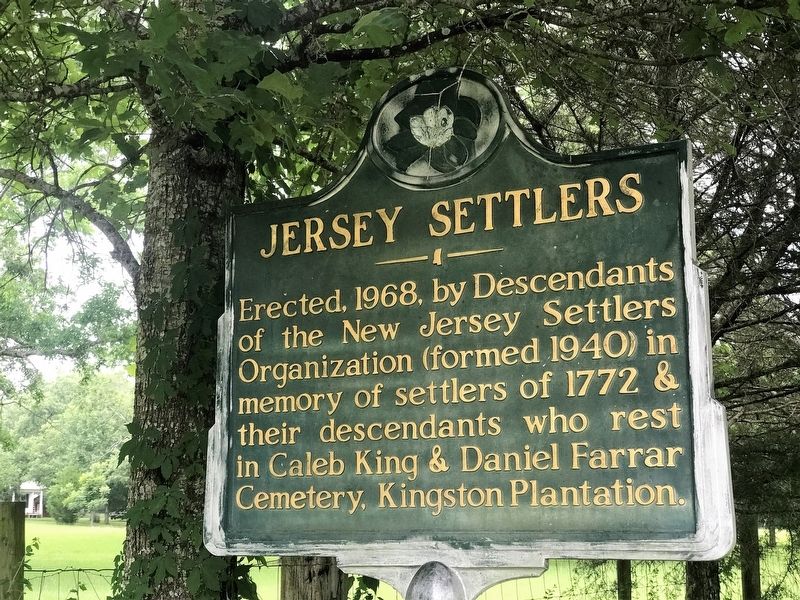 Jersey Settlers Marker image. Click for full size.