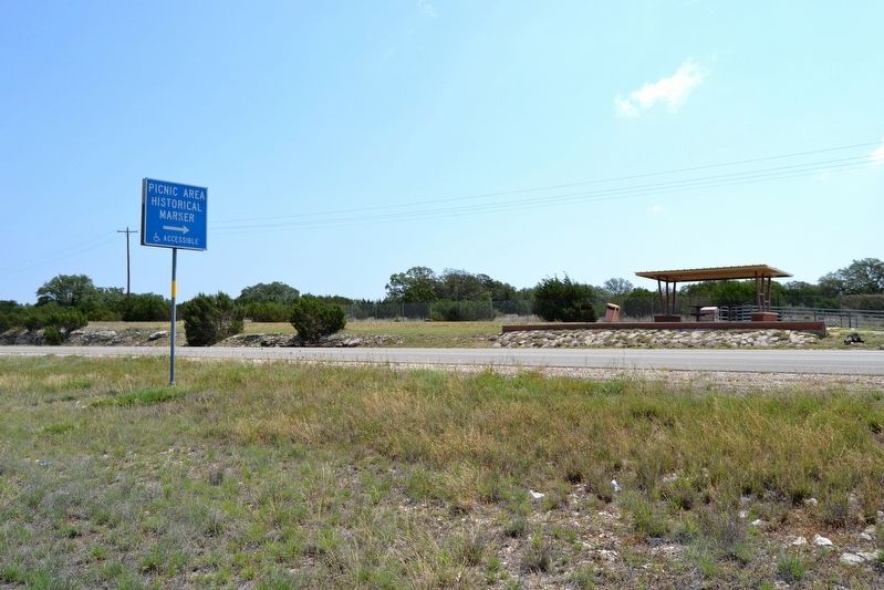 Marker on East Side of US 277 at Roadside Park image. Click for full size.
