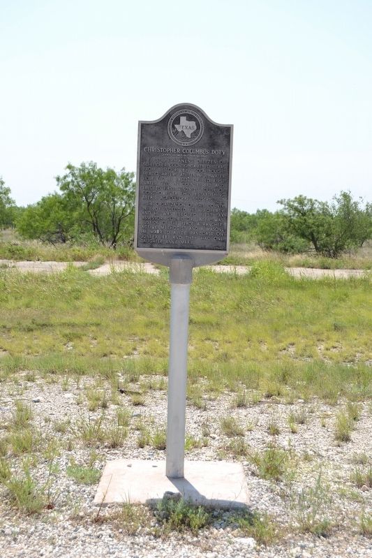 Christopher Columbus Doty Marker image. Click for full size.