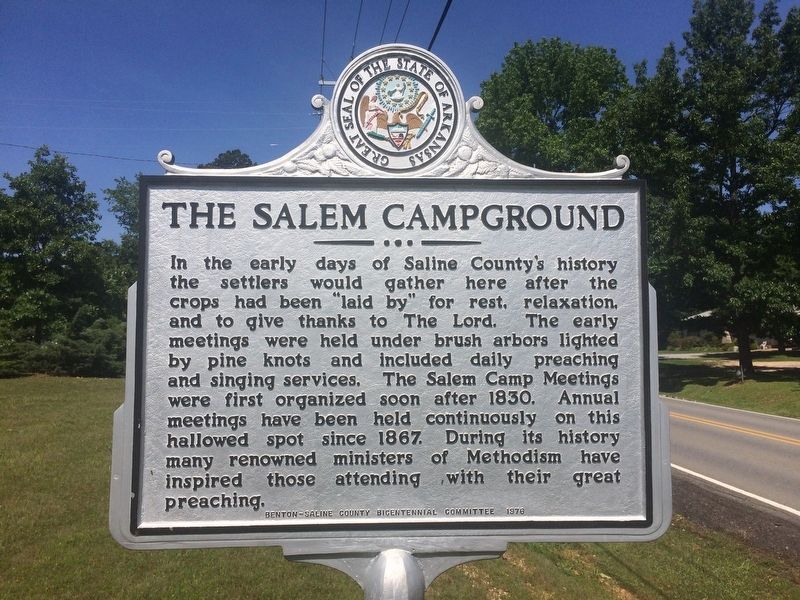 The Salem Campground Marker image. Click for full size.