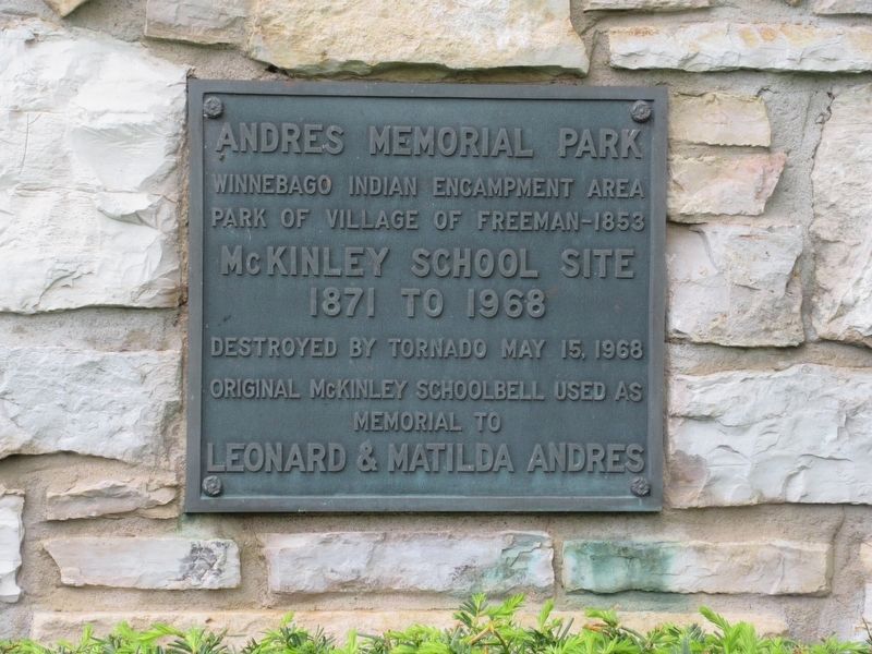Andres Memorial Park Marker. Click for full size. Andres Memorial Park Marker image. Click for full size.