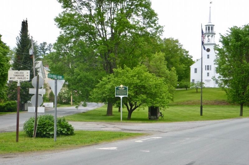 Wide view of Strafford Village marker image. Click for full size.