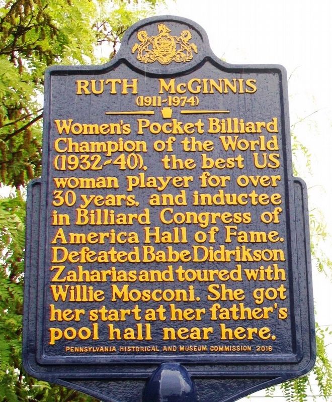 Ruth McGinnis Marker. Click for full size. Ruth McGinnis Marker image. Click for full size.