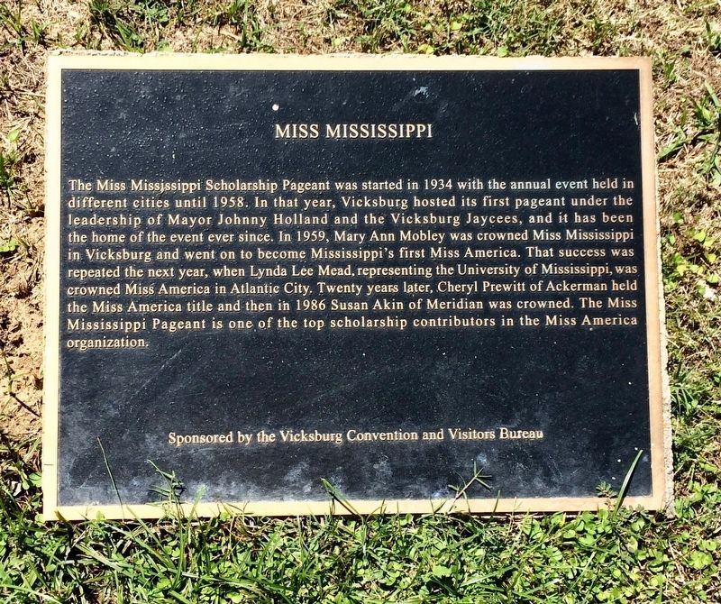Miss Mississippi Marker image. Click for full size.