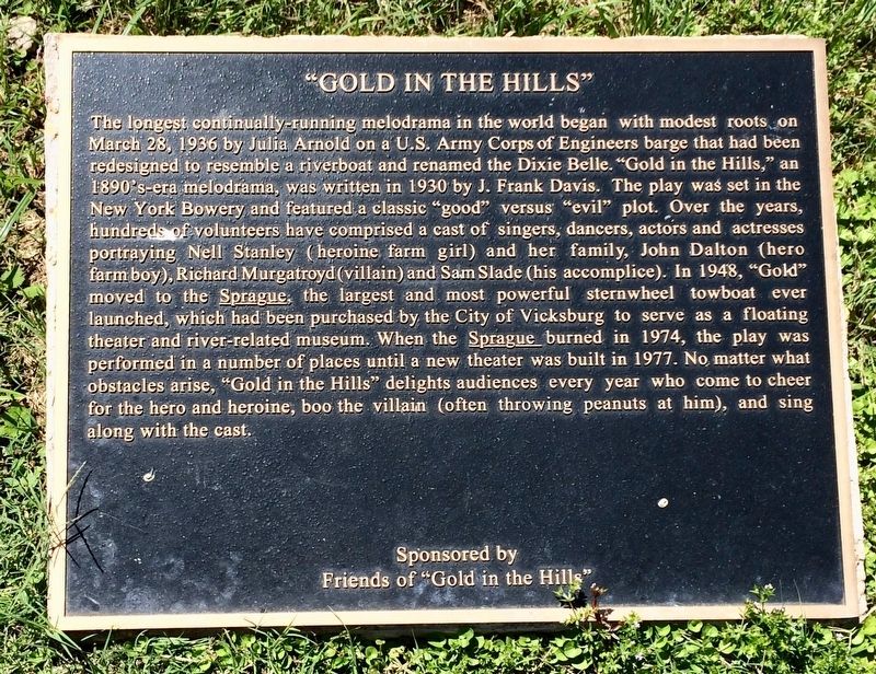 "Gold in the Hills" Marker image. Click for full size.