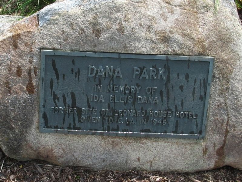 Dana Park Marker. Click for full size. Dana Park Marker image. Click for full size.