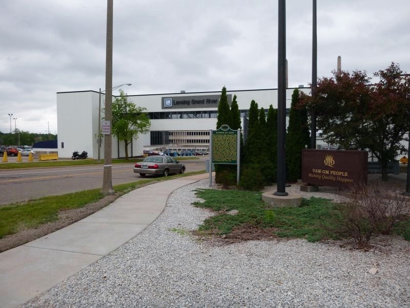 General Motors Grand River plant, the site of Oldsmobile assembly plant. image. Click for full size.