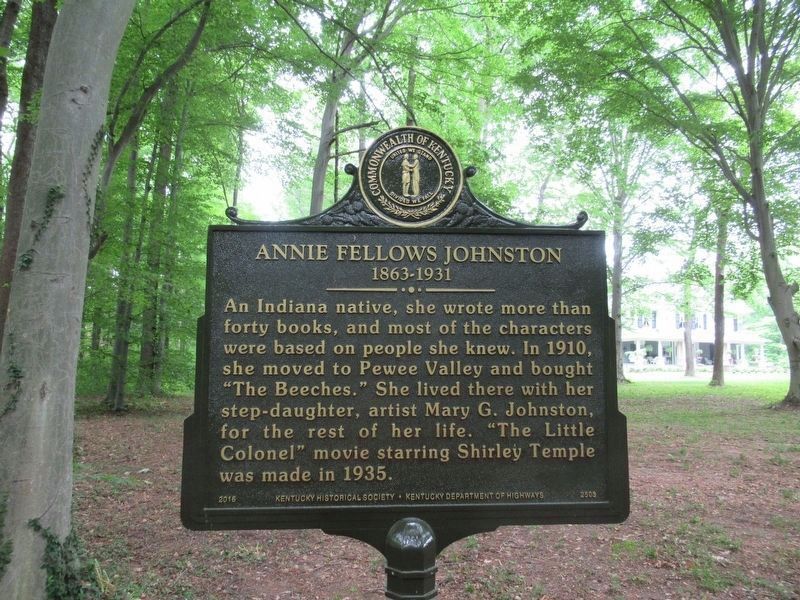 Annie Fellows Johnston Marker image. Click for full size.