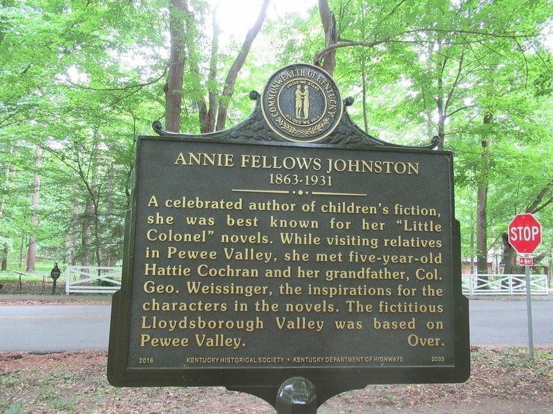 Annie Fellows Johnston Marker image. Click for full size.