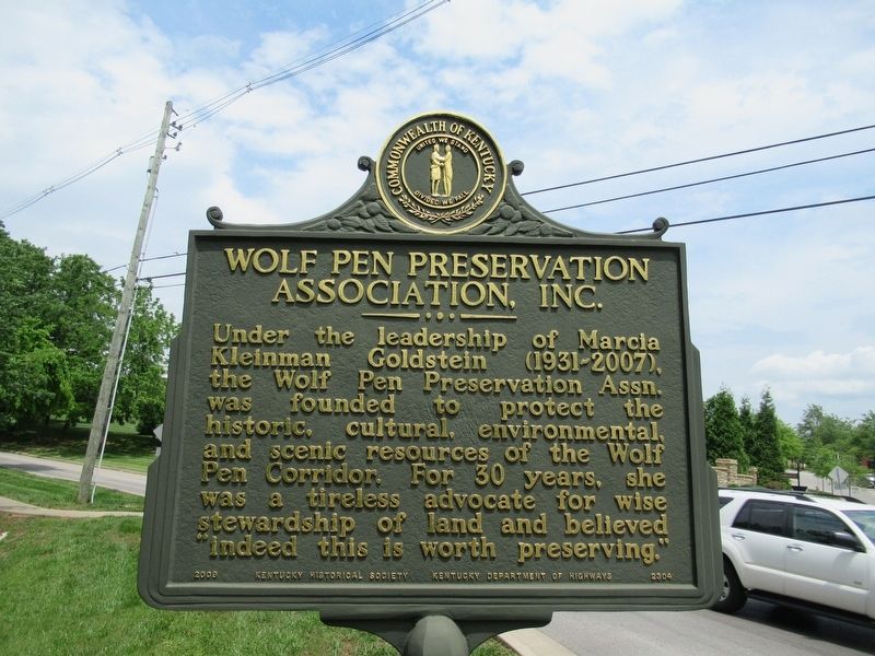 Wolf Pen Preservation Association, Inc. Marker image. Click for full size.