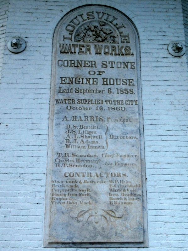Louisville Water Works Marker. Click for full size. Louisville Water Works Marker image. Click for full size.