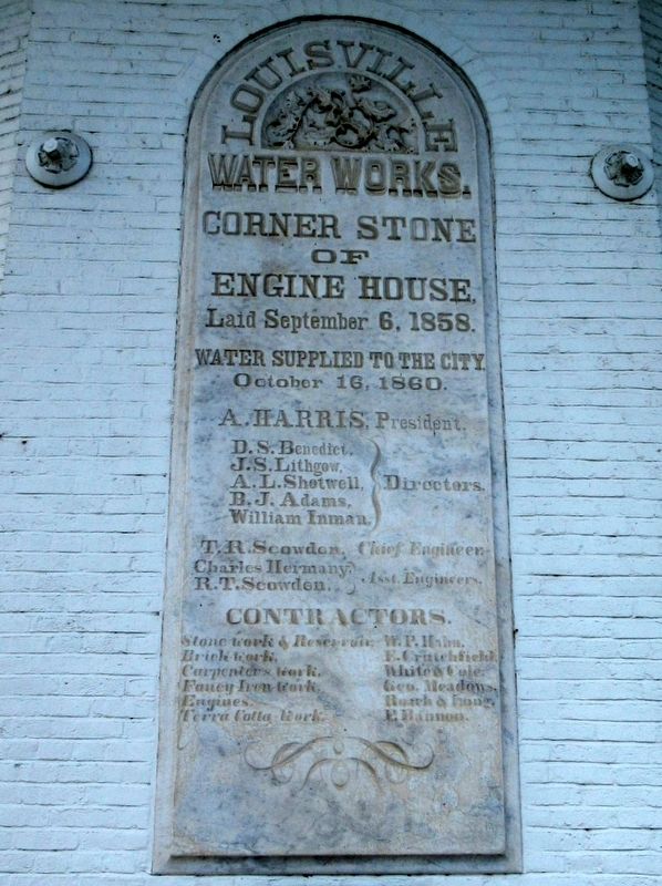 Louisville Water Works Marker image. Click for full size.