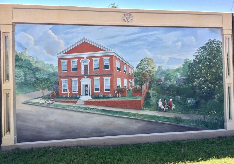 The Vicksburg Garden Clubs and Planters Hall Mural image. Click for full size.
