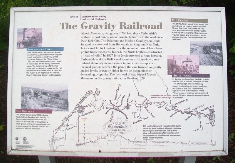 The Gravity Railroad Marker image. Click for full size.