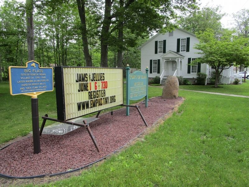 Elma Town Museum and Big Flats Marker image. Click for full size.