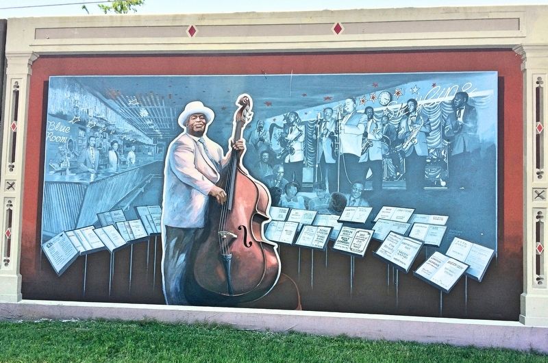 "The Blues are the Roots, the Rest are the Fruits"-Willie Dixon Mural image. Click for full size.