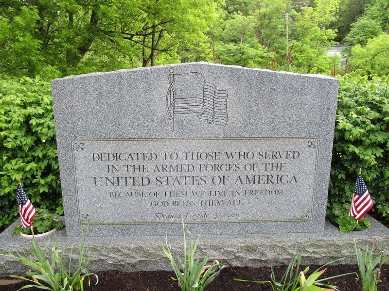 West Falls Veterans Memorial. Click for full size. West Falls Veterans Memorial image. Click for full size.