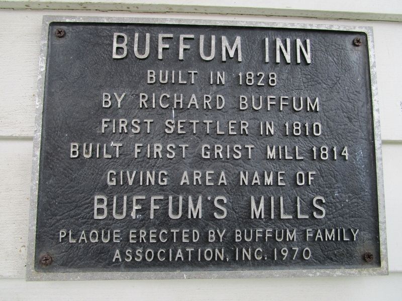 Buffum Inn Marker image. Click for full size.