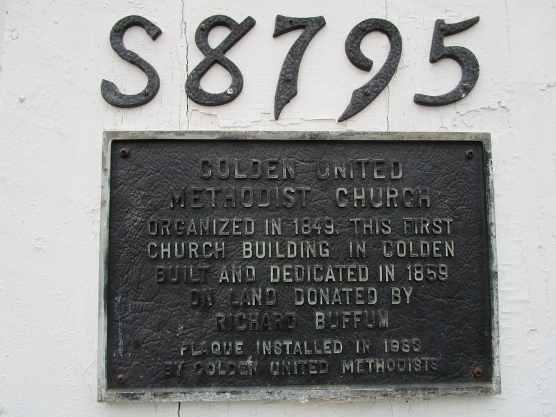 Colden United Methodist Church Marker image. Click for full size.