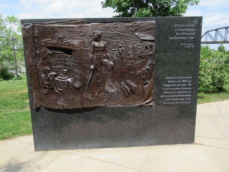 Lincoln Memorial Marker. Click for full size. Lincoln Memorial Marker image. Click for full size.