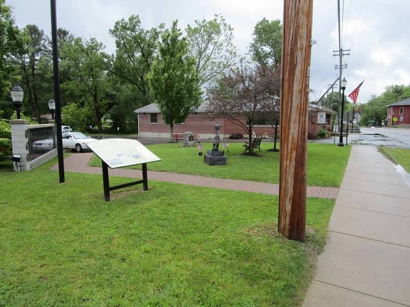 Colden Marker & Veterans Memorial. Click for full size. Colden Marker & Veterans Memorial image. Click for full size.