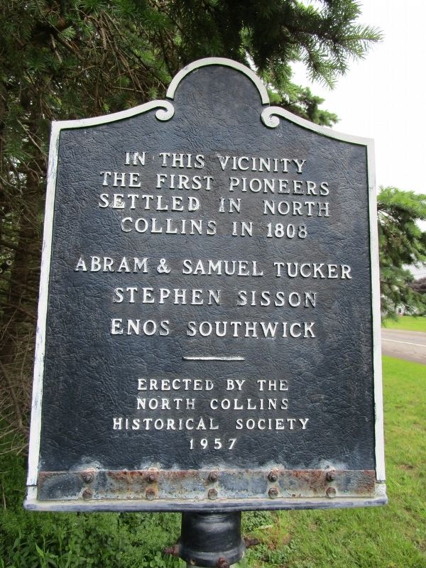 The First Pioneers Marker image. Click for full size.