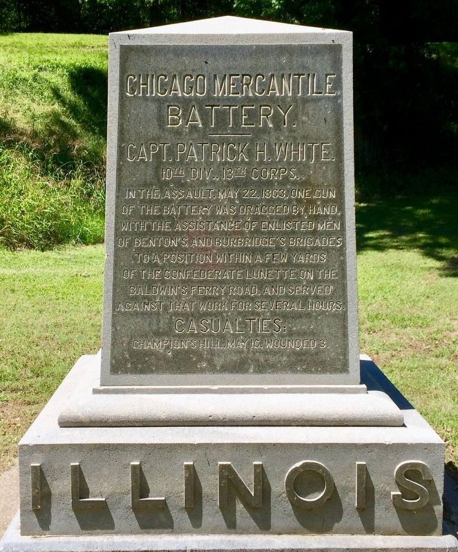 Chicago Mercantile Battery. Memorial image. Click for full size.