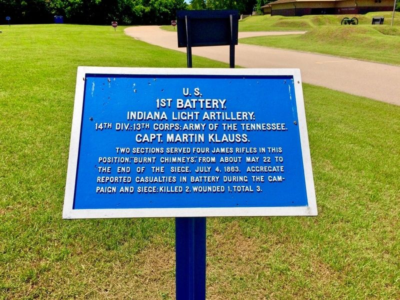 U.S. 1st Battery, Marker. Click for full size. U.S. 1st Battery, Marker image. Click for full size.