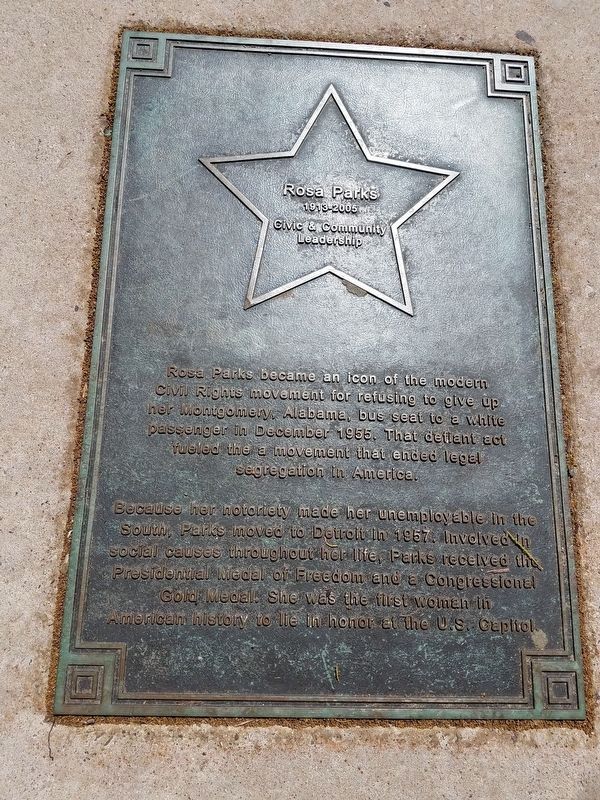 Rosa Parks Marker image. Click for full size.
