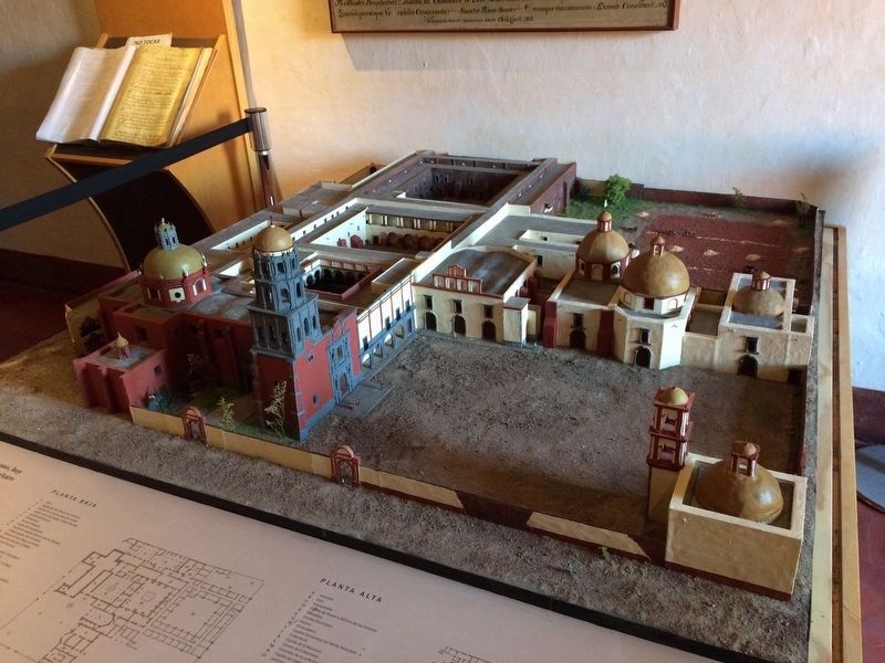 A model of the Great Convent of San Francisco image. Click for full size.