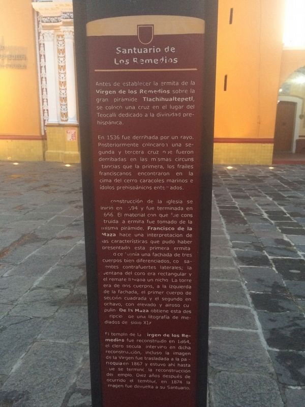 Sanctuary of The Remedies Marker. Click for full size. Sanctuary of The Remedies Marker image. Click for full size.