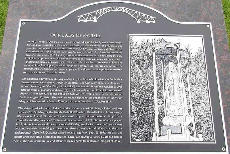 Our Lady of Fatima Marker image. Click for full size.