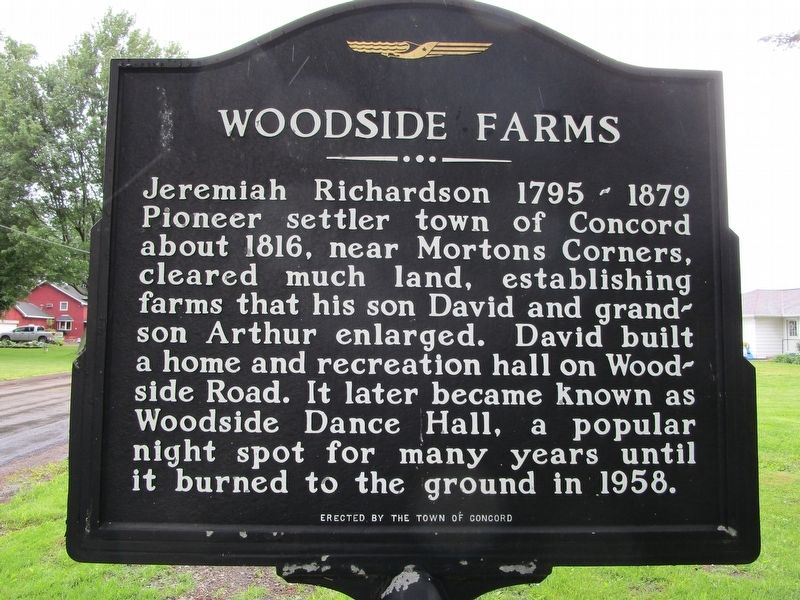 Woodside Farms Marker image. Click for full size.