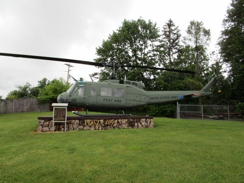 Bell Huey UH-1H Helicopter Memorial. Click for full size. Bell Huey UH-1H Helicopter Memorial image. Click for full size.