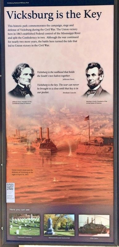 Vicksburg is the Key Marker. Click for full size. Vicksburg is the Key Marker image. Click for full size.