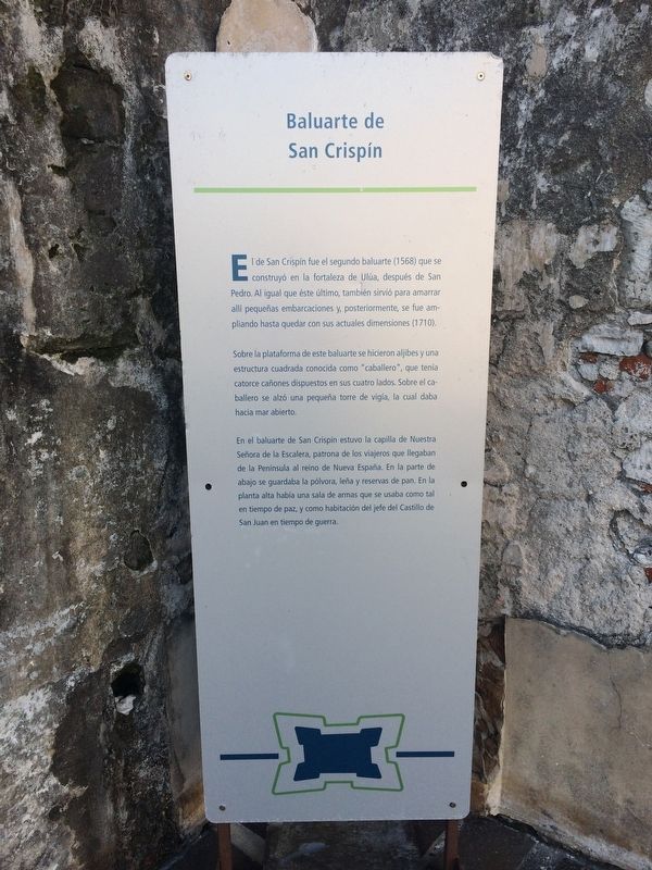 The Bastion of San Crispin Marker image. Click for full size.