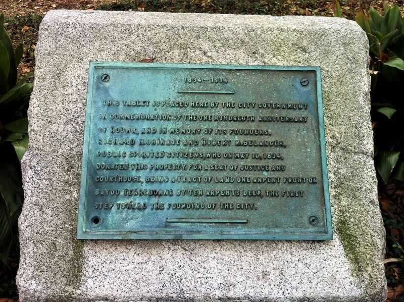 1834-1934 Marker image. Click for full size.